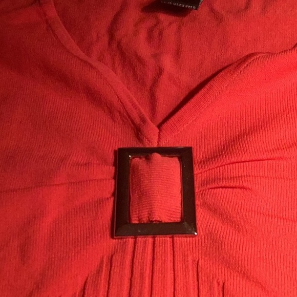 FINITY Red Long Sleeve Top SIZE M - Picture 5 of 7